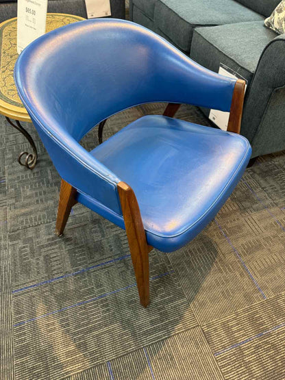Stow Davis Mid Century Blue Chair