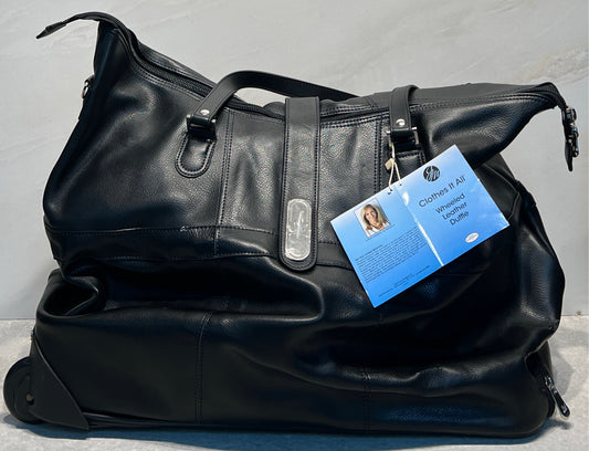 Wheeled Leather Duffle
