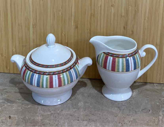 Mikasa Sugar And Creamer