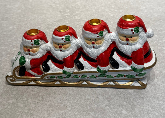 Santa Candleholder