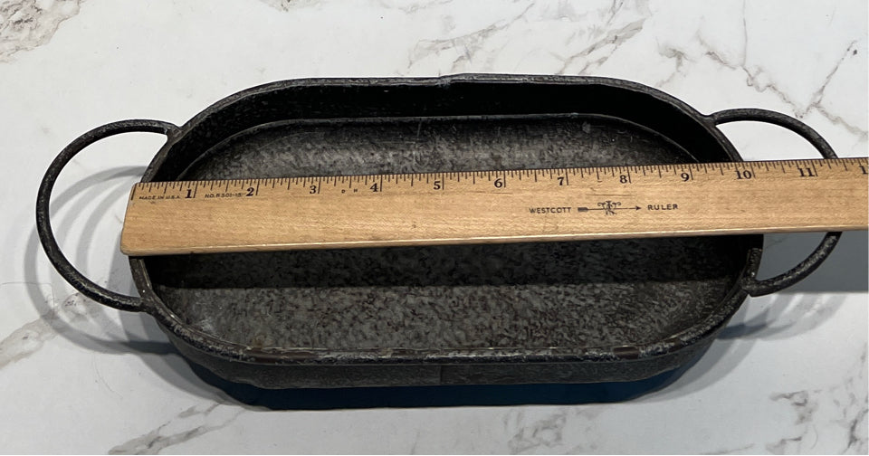 Metal Handled Tray
