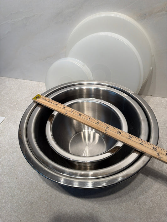 Set of Stainless Bowls  Wolfgnang Puck