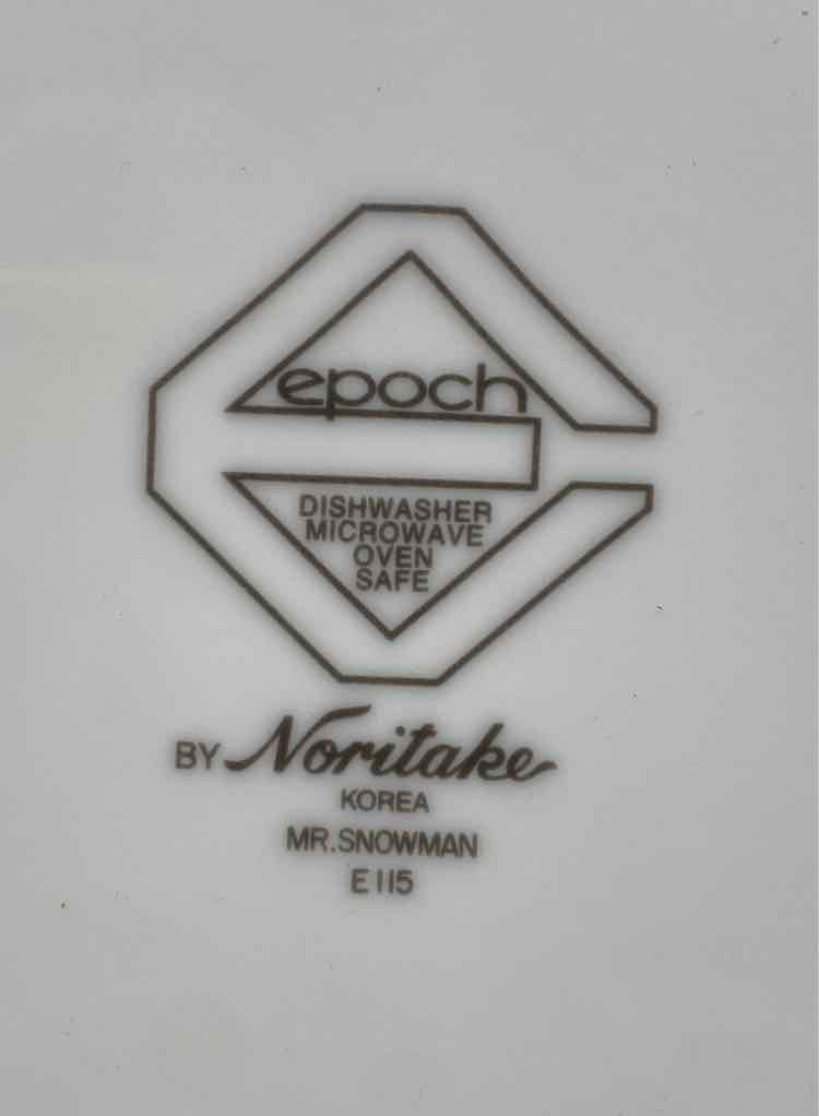 Noritake Snowman Plate