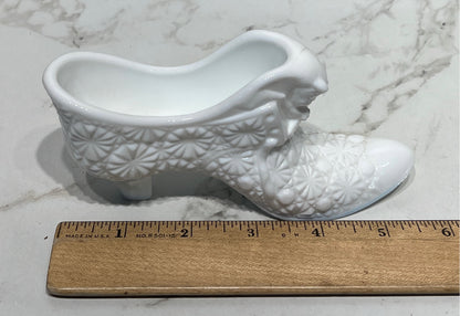 Milkglass Shoe