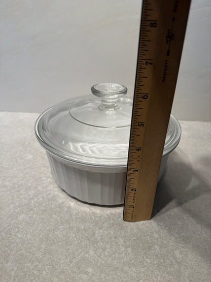 Covered Corningware Bowl