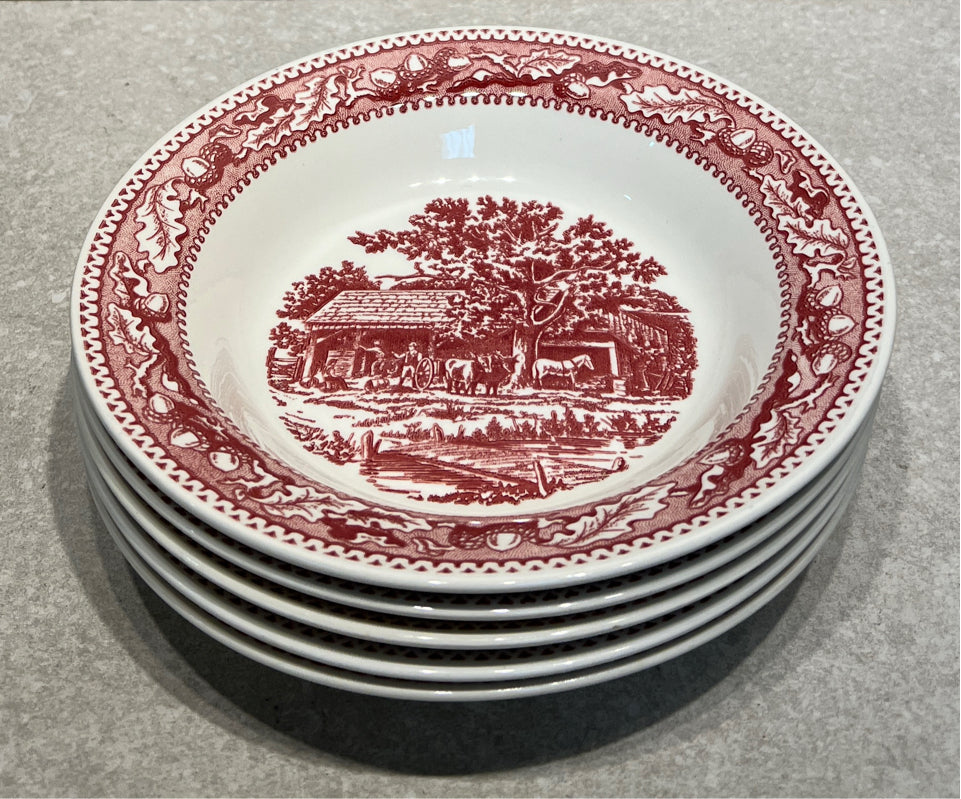Set of 5 Memory Lane Bowls