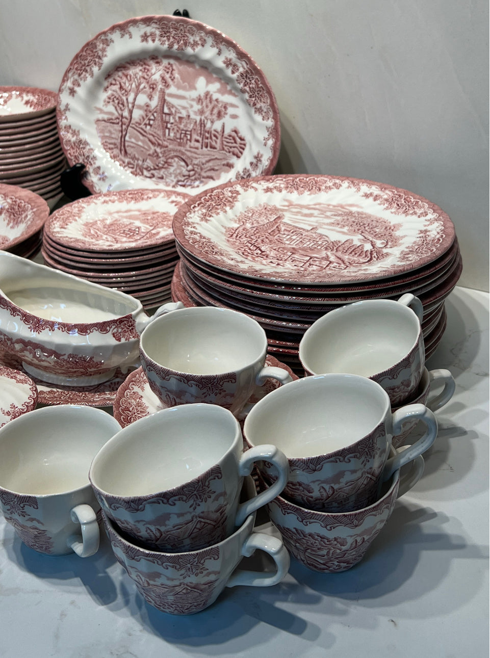 Chruchill England "The Brook" Dinnerware Set