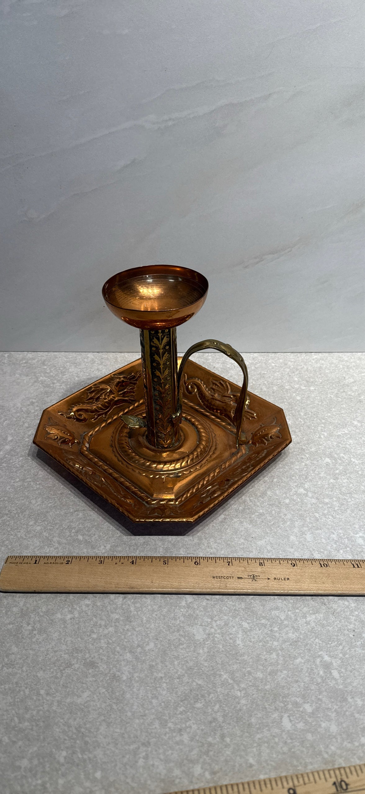 Copper Candleholder