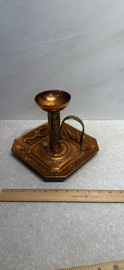 Copper Candleholder