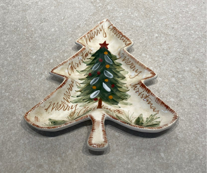 Christmas Tree Plate
