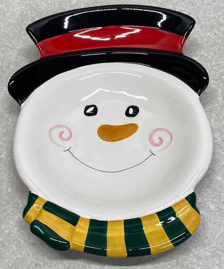 Snowman plate