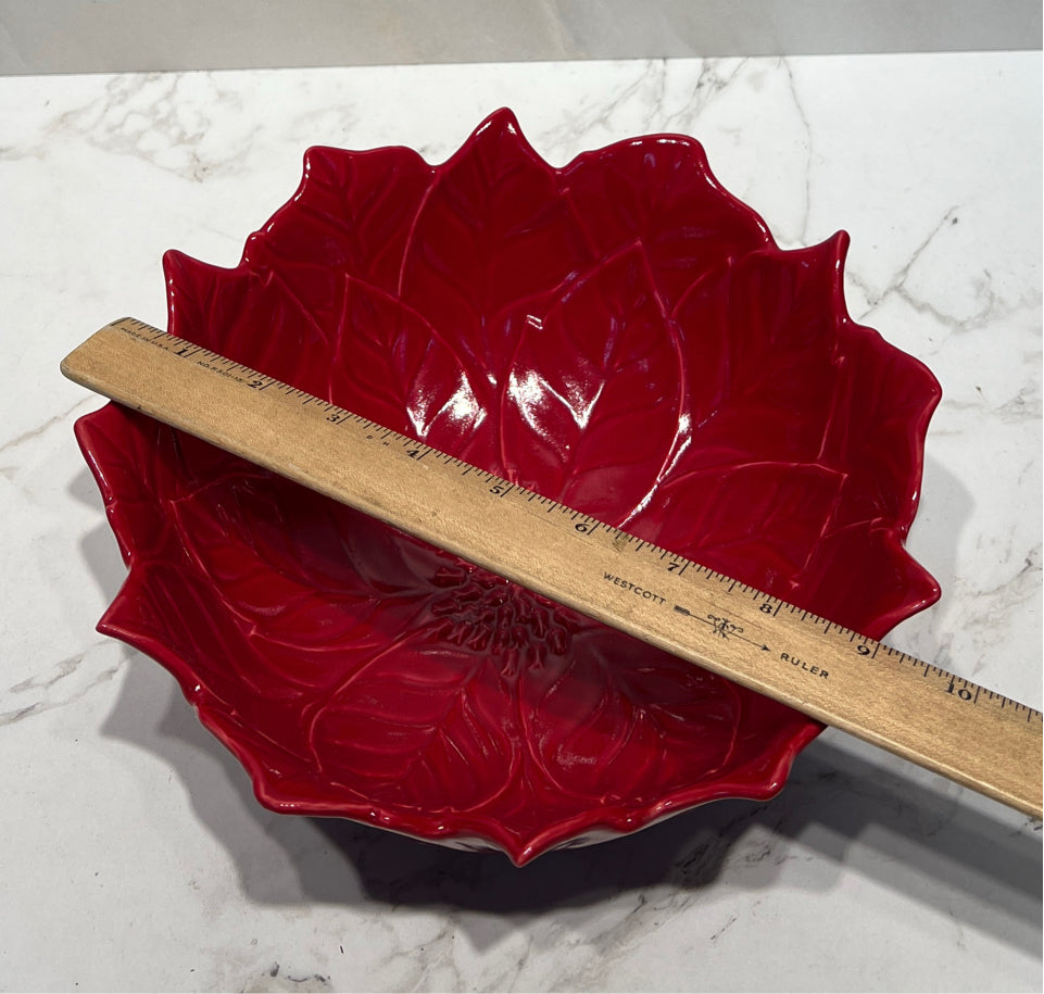 Pointsettia Bowl
