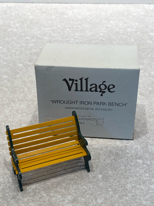Dept. 56 Bench