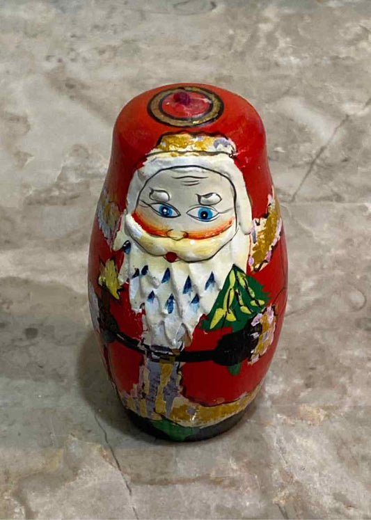 Vintage Santa Nesting Doll