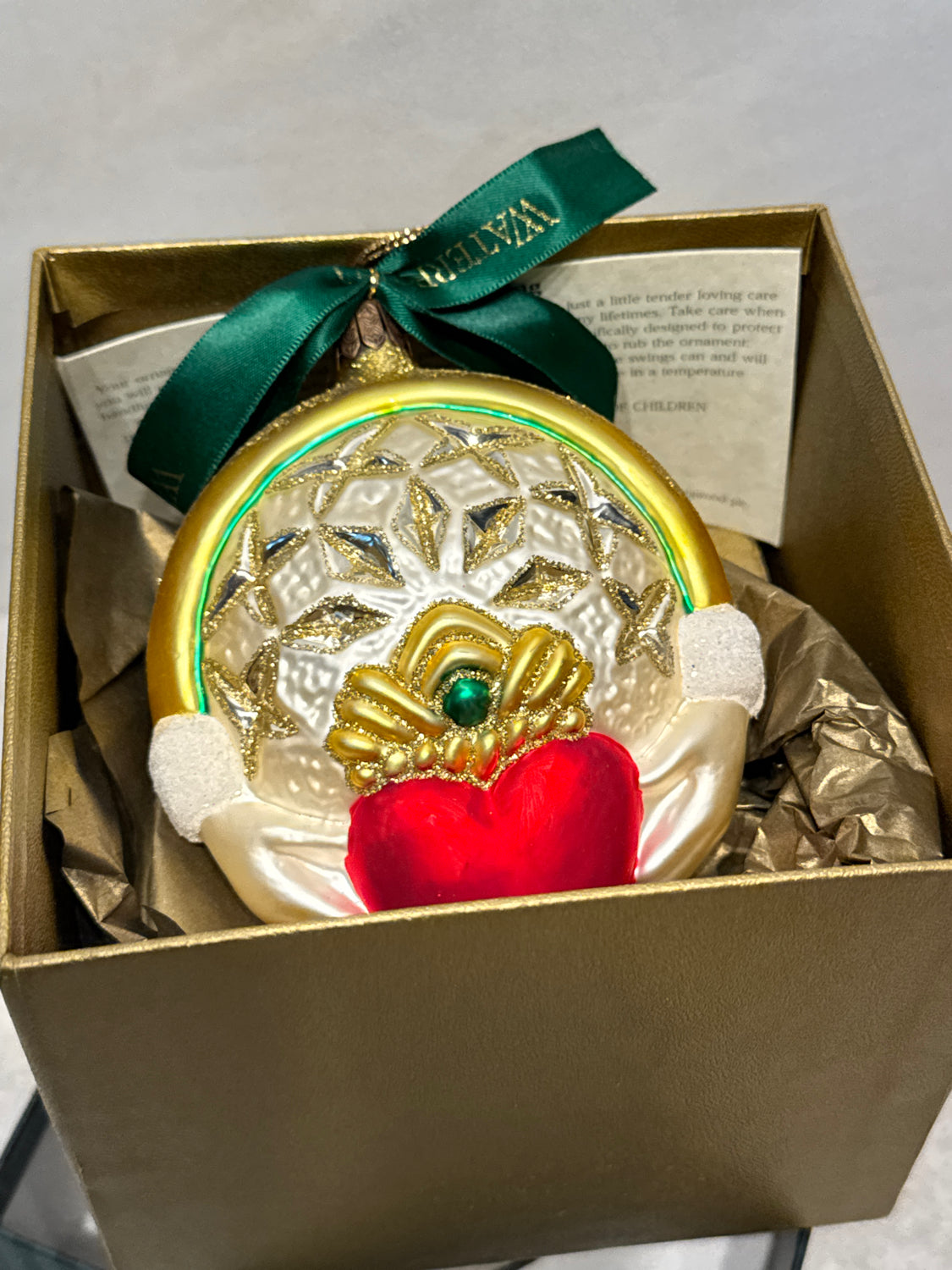 Waterford Claddagh Ornament