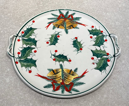 Vintage Italy Christmas Platter