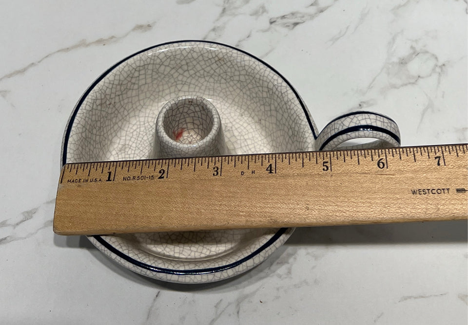 Dedham Pottery Candle Holder