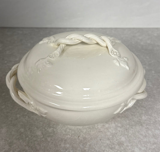 Royal Creamware Covered Bowl