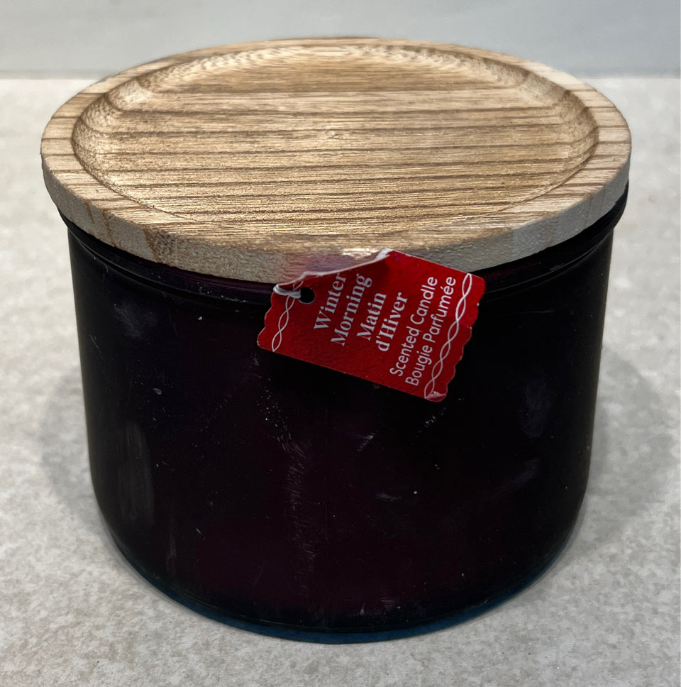 Winter Morning Candle