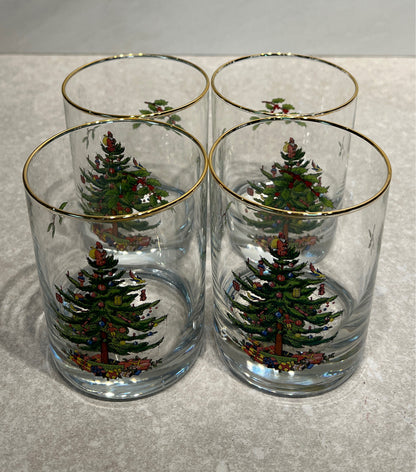 Set of 4 Spode Glasses