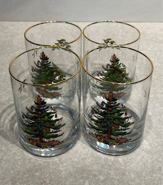 Set of 4 Spode Glasses