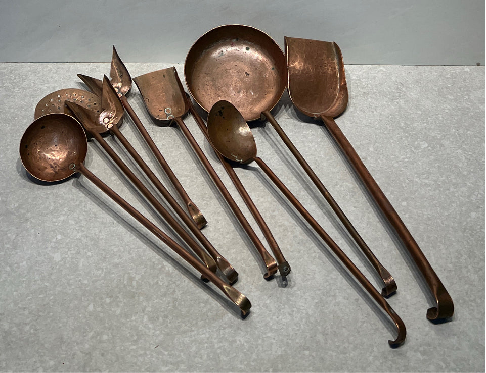 Set Of Copper Utensils