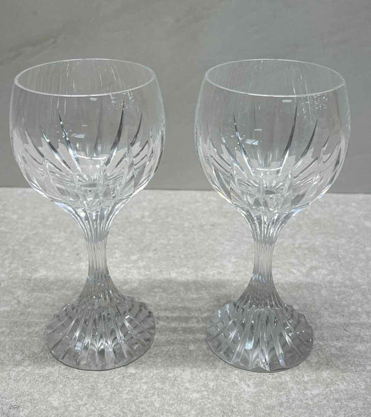 Pair of Baccarat Massena Wine Glasses