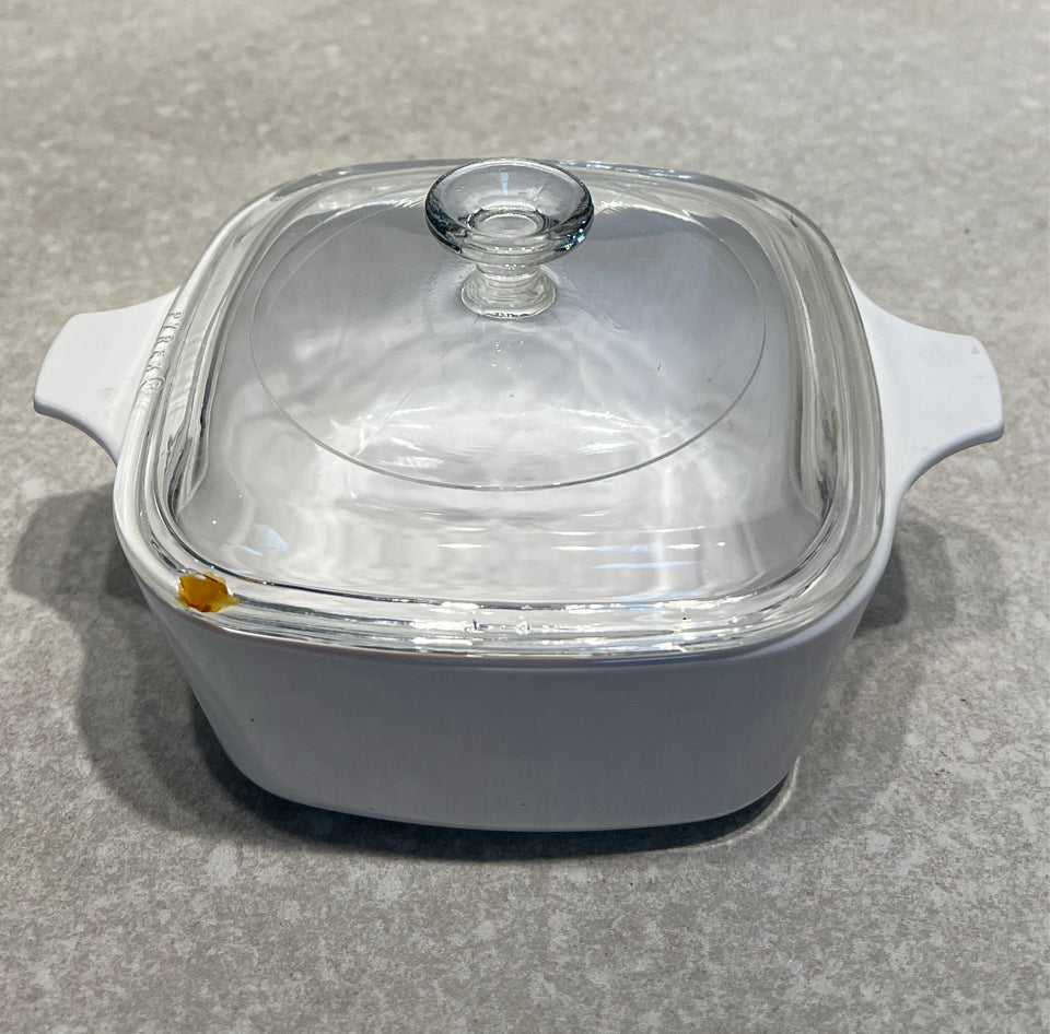 Covered Corningware Bowl