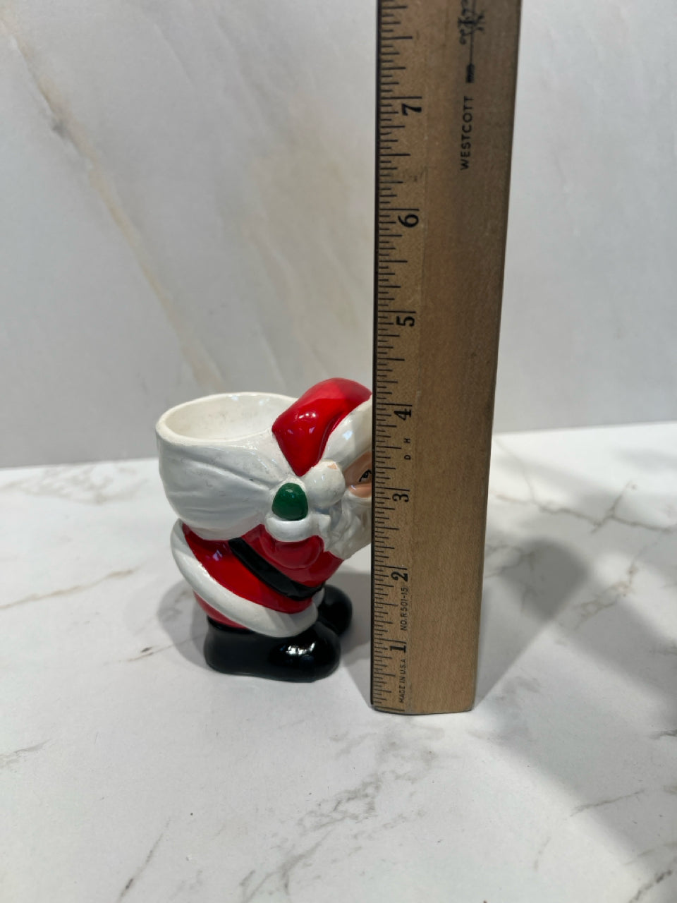 Vintage Santa Candleholder