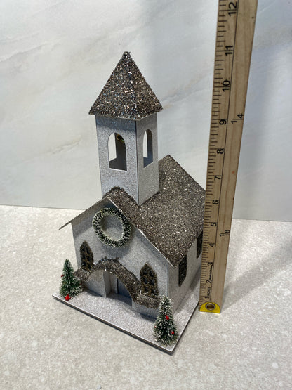 Pottery Barn Glittery House