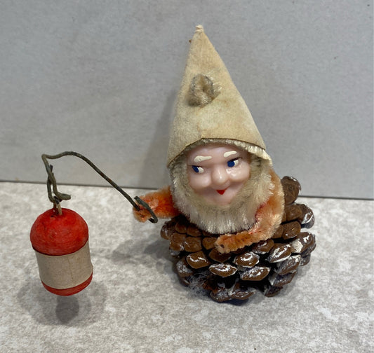 Vintage Pinecone Elf