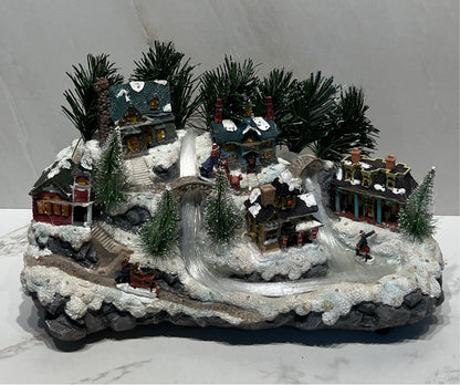 Christmas Village Scene