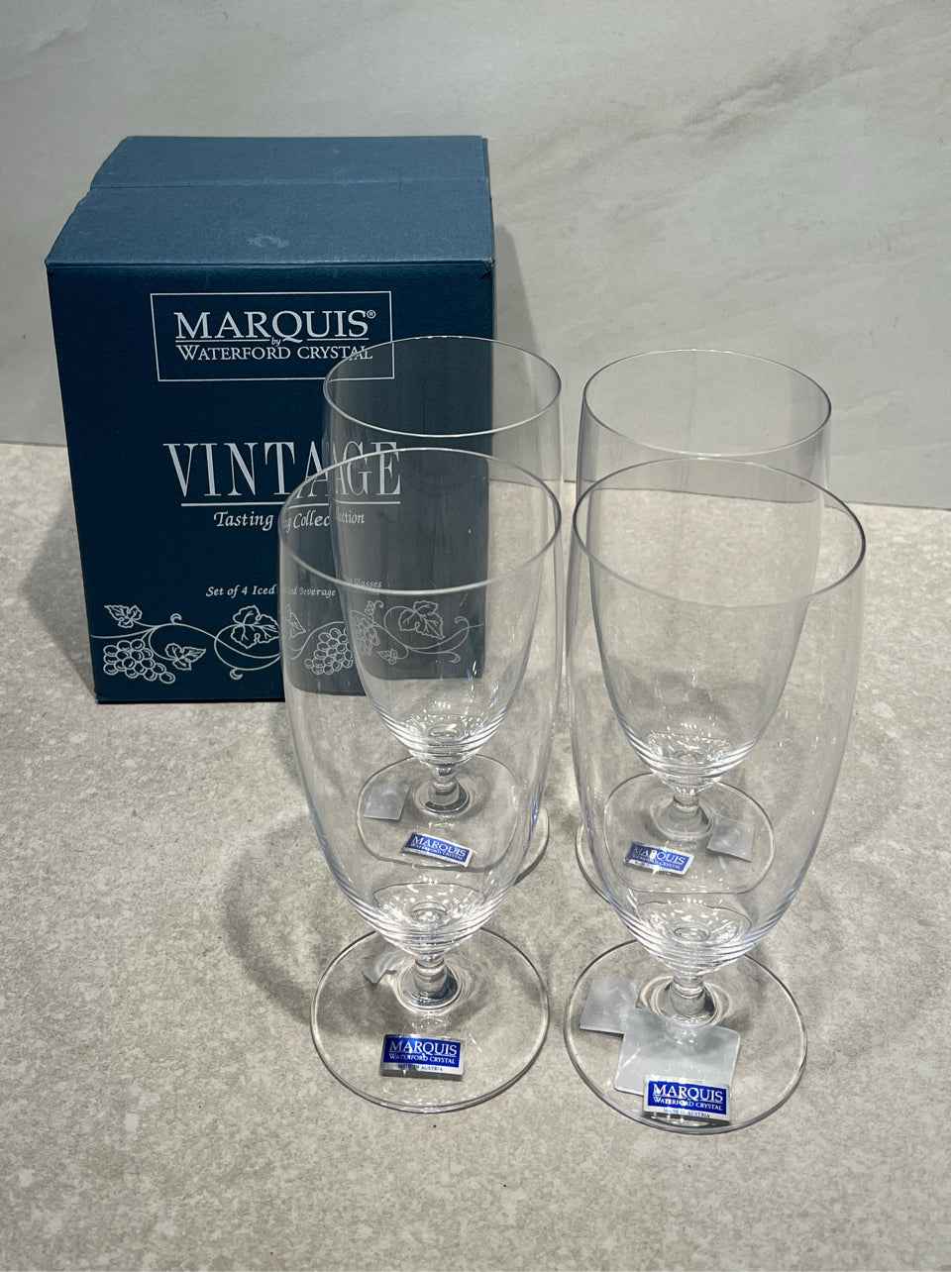 Set of 4 Waterford Marquis  Glasses