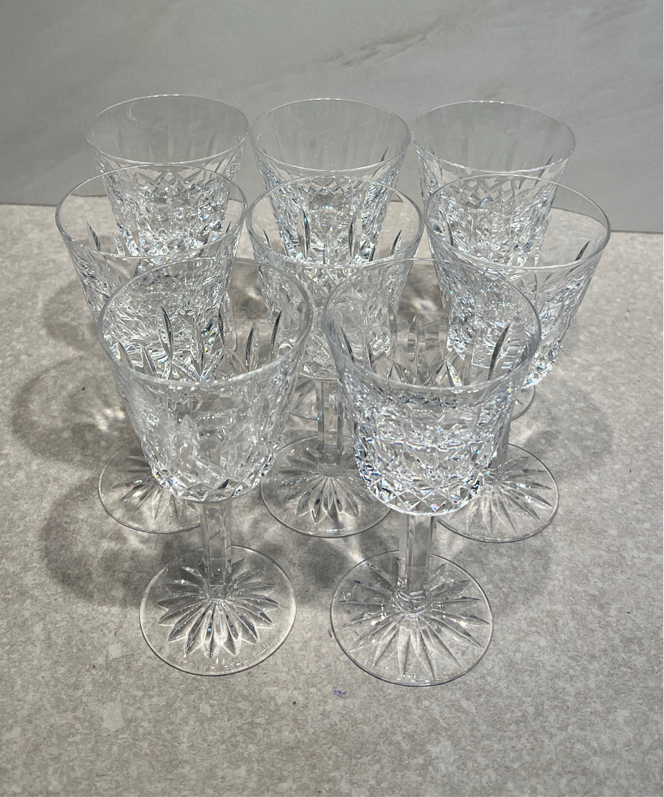 Set of 8 Waterford GLasses