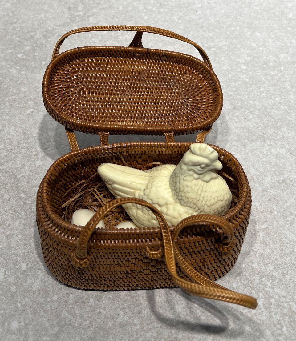 Basket with Hen