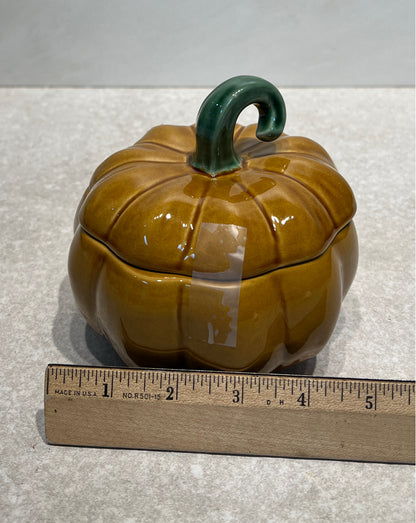 Williams Sonoma Covered Pumpkin