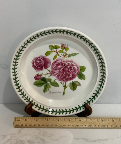 Botanic Roses  8.5" Plate