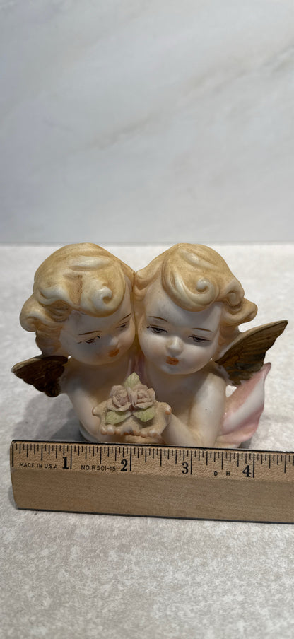 Vintage Tilso Double Cherubs