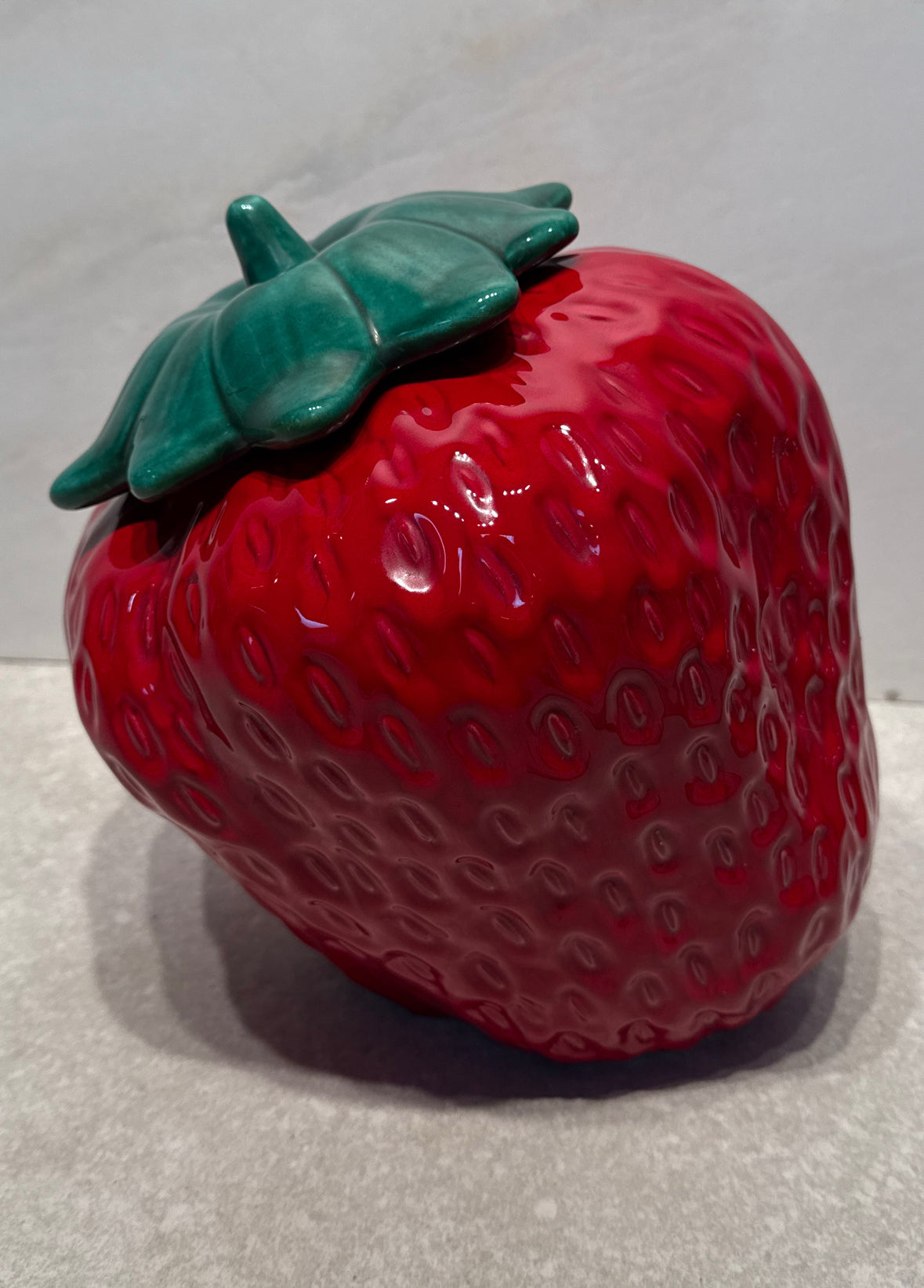 Vintage Strawberry Cookie Jar