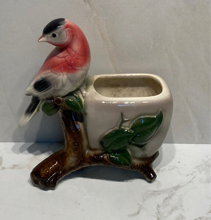Vintage Bird Planter