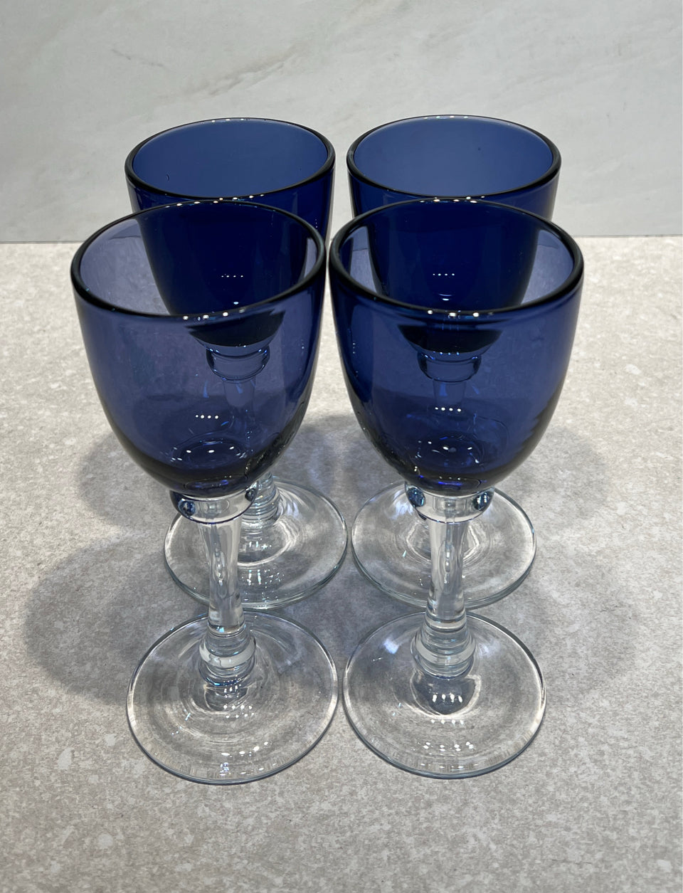 Set of 4 Crate and Barrel Wine Glasses