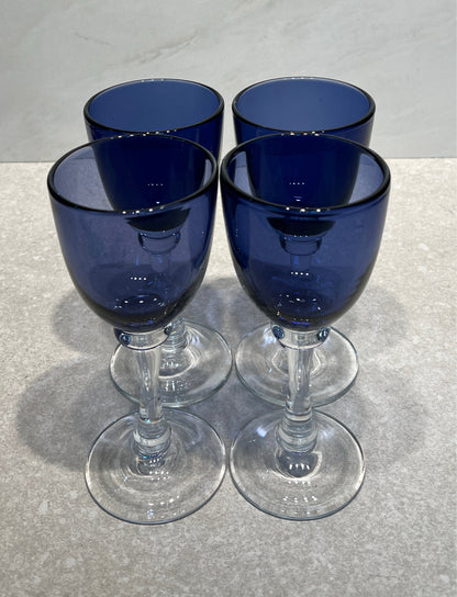 Set of 4 Crate and Barrel Wine Glasses