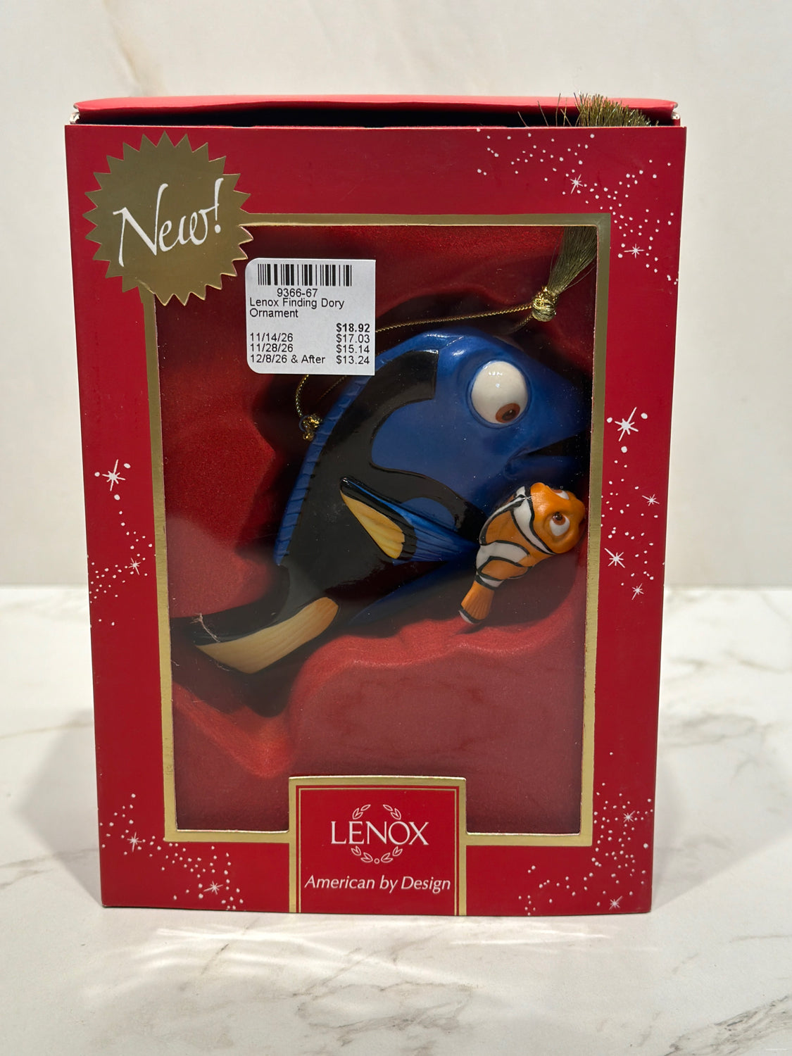 Lenox Finding Dory Ornament