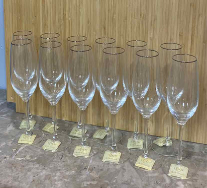 Set of 12 Lenox Glasses