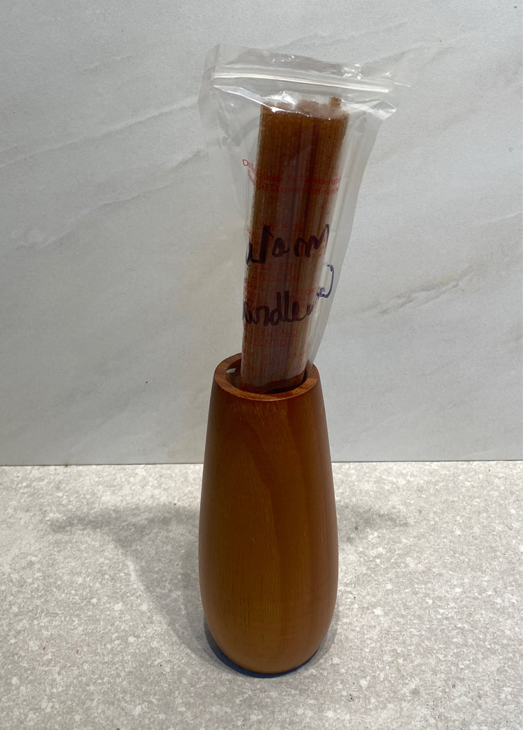 Wod Vase With Warm Sandalwood Scent