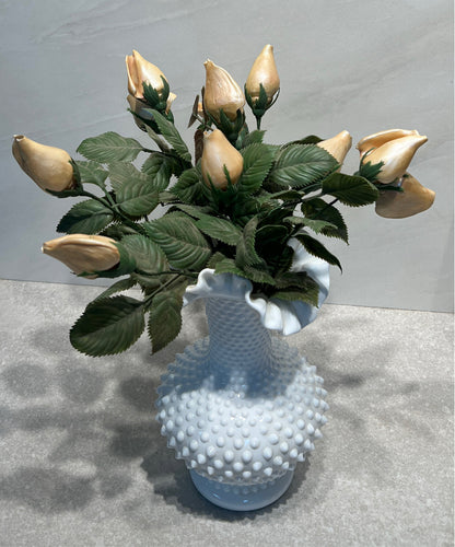 Fenton Vase with Flowers