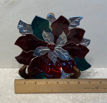 Poinsettia Dish