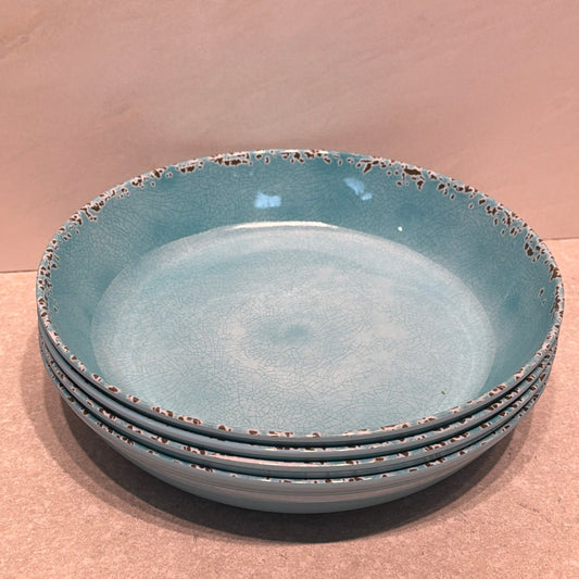 Set of 4 Melamine Bowls 9"