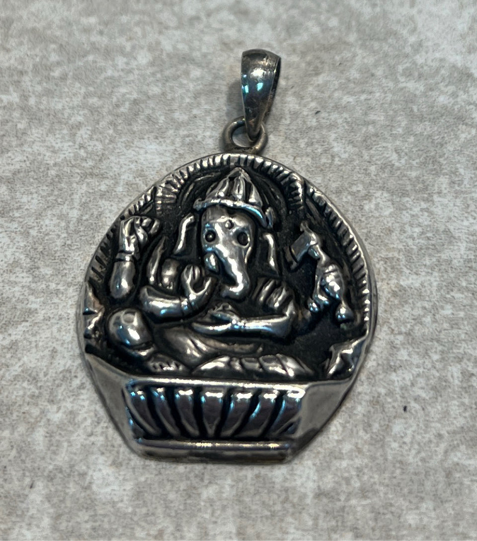 Ganesha Sterling Pendant