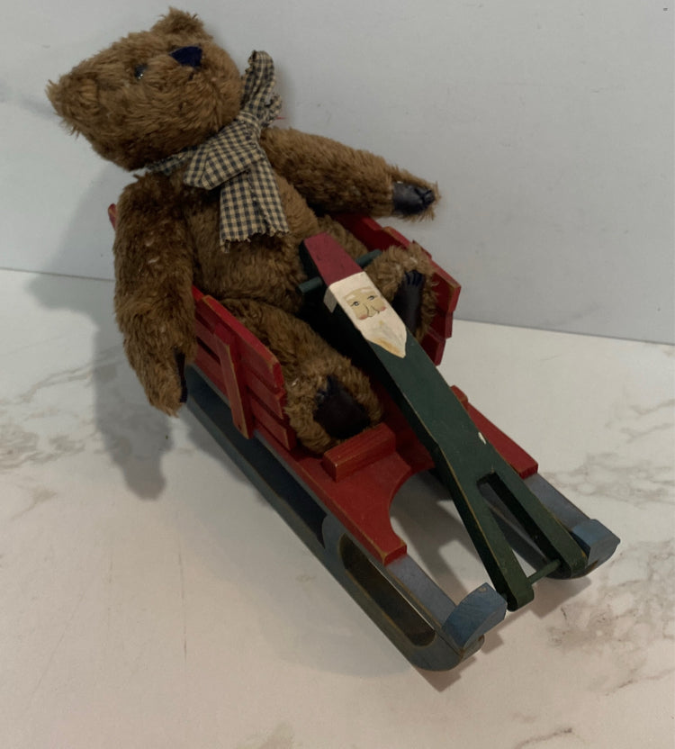 Sled with Bear